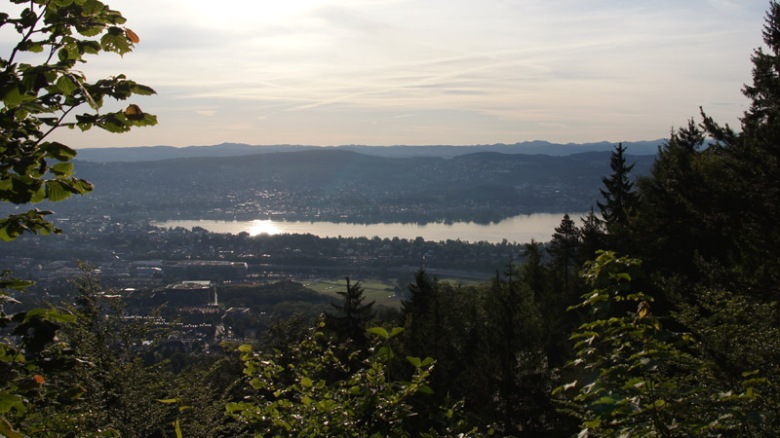 View on Zurich from Uetliberg